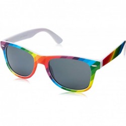 Sport Sunglasses Classic 80's Vintage Style Design - Rainbow - C412FWML4UH $10.12
