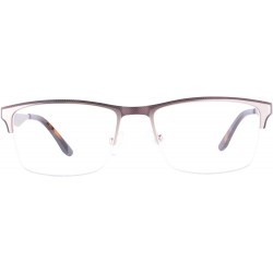 Rectangular Blue-ray Filter Computer Long Disatance Men's Glasses-LH4094 - C7-brown&demi - C318KR058QK $54.92