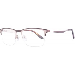 Rectangular Blue-ray Filter Computer Long Disatance Men's Glasses-LH4094 - C7-brown&demi - C318KR058QK $22.26
