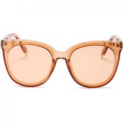 Cat Eye Polarized Sunglasses UV Protection Vintage Sun Glasses for Women Men - Gray&champagne - CU18DN54MXU $10.32