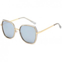 Goggle Glasses Fashion Sunglasses With The Same Type Of Delicate All-In-One Polarized Sunglasses Women - CZ18TLNMZIR $19.18