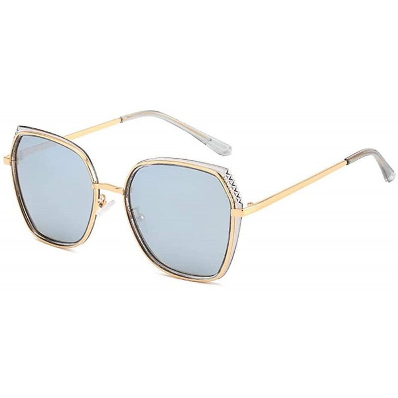 Goggle Glasses Fashion Sunglasses With The Same Type Of Delicate All-In-One Polarized Sunglasses Women - CZ18TLNMZIR $10.37