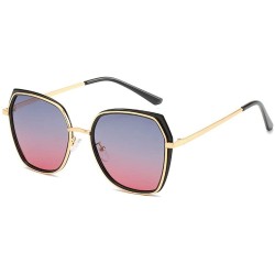 Goggle Glasses Fashion Sunglasses With The Same Type Of Delicate All-In-One Polarized Sunglasses Women - CZ18TLNMZIR $10.37