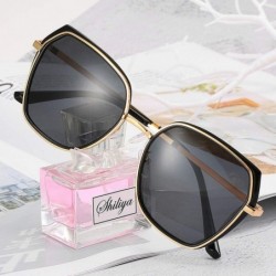 Goggle Glasses Fashion Sunglasses With The Same Type Of Delicate All-In-One Polarized Sunglasses Women - CZ18TLNMZIR $10.37