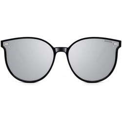 Goggle Fashion Cat Eye Polarized Sunglasses for Men and Women Vintage Designer UV Protection Sun Glasses - CW18TG6QUMG $11.51