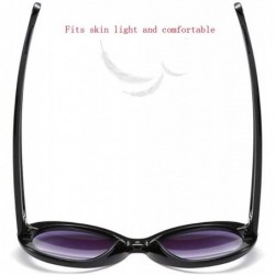 Round Fashion small round frame sunglasses - women's men's two-tone sunglasses - H - CW18ROZNHE8 $37.70