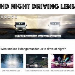 Goggle Men Women Driving Polarized HD Sight Night Vision Driving Anti-Glare Glasses Yellow Lens Frame Ultra Light - C418L3ZYC...