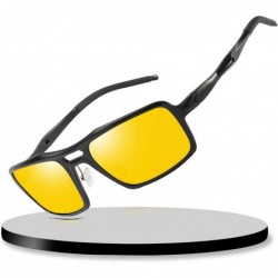Goggle Vision Driving Glasses Polarized - C-black Frame Night Lens - CB193DZG4NL $12.85