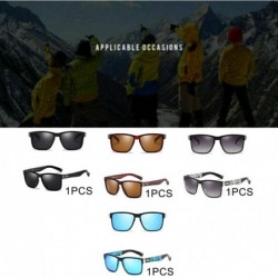 Sport Unisex Sports Polarized Sunglasses-UV 400 Protection- Cycling Fishing Sunglasses- Square Windproof Eyewear - 6 - CX1900...