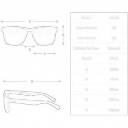 Sport Unisex Sports Polarized Sunglasses-UV 400 Protection- Cycling Fishing Sunglasses- Square Windproof Eyewear - 6 - CX1900...