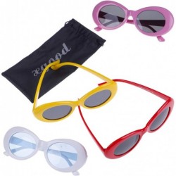 Round Goggles Sunglasses Glasses Teenagers - CG18LHQ4T8X $15.33