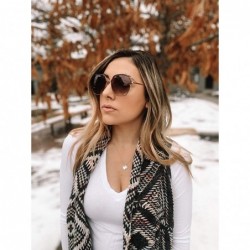 Oversized Sunglasses Gradient Traveling Protection Tortoise - Tortoise Frame&gradient Grey Lens - CM18YGLAW72 $32.63