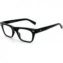 Wayfarer Wayfarer Clear Fashion Glasses for Youthful - Trendy Men and Women - Black W/ Clear Lens - CZ115ORVH67 $20.12
