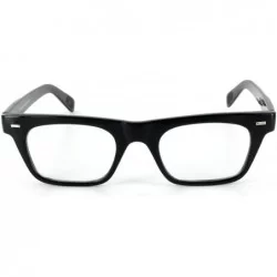 Wayfarer Wayfarer Clear Fashion Glasses for Youthful - Trendy Men and Women - Black W/ Clear Lens - CZ115ORVH67 $20.12