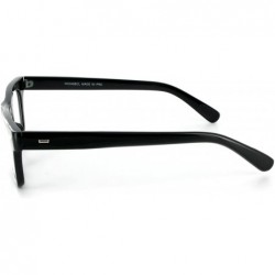 Wayfarer Wayfarer Clear Fashion Glasses for Youthful - Trendy Men and Women - Black W/ Clear Lens - CZ115ORVH67 $20.12