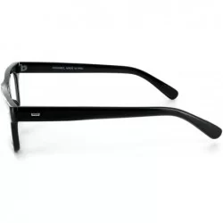 Wayfarer Wayfarer Clear Fashion Glasses for Youthful - Trendy Men and Women - Black W/ Clear Lens - CZ115ORVH67 $20.12