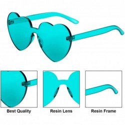 Rimless Rimless Sunglasses Transparent Frameless - CZ18OZ9HTIZ $38.26