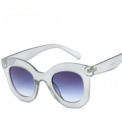 Aviator NEW Gradient Points Sun Glasses Tom High Fashion Designer 66133 Black Grey - 66133 White Grey - CB18Y2OROSE $10.50