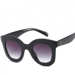 Aviator NEW Gradient Points Sun Glasses Tom High Fashion Designer 66133 Black Grey - 66133 White Grey - CB18Y2OROSE $10.50