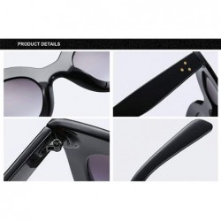 Aviator NEW Gradient Points Sun Glasses Tom High Fashion Designer 66133 Black Grey - 66133 White Grey - CB18Y2OROSE $10.50