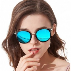 Oversized Round Sunglasses for Women - Polarized Vintage Fashion Eyewear Large Frame - UV400 Protection for Driving Fishing -...