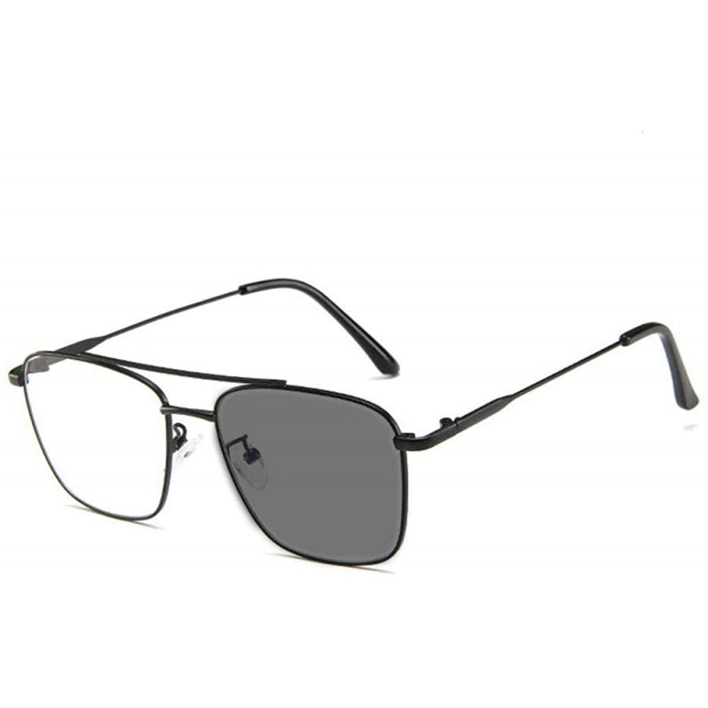 Transition Sunglasses Men 2019 New Metal Double Beam Glasses Myopia Photochromic Lens Nearsighted Glasses CL18AIEOL24