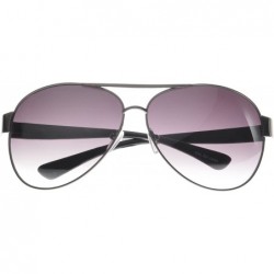 Wayfarer Vintage Fashion Aviator UV400 Lens - Black - C811NUXT9ZD $17.98