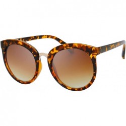 Round Vintage Collection Model 268 Round Tip Fashion Sunglasses - Brown - CD18U85R3NE $8.86