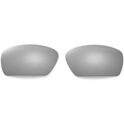 Shield Replacement Lenses for Oakley Badman Sunglasses - Multiple Options Available - Titanium Mirror Coated - Polarized - C4...