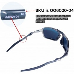 Shield Replacement Lenses for Oakley Badman Sunglasses - Multiple Options Available - Titanium Mirror Coated - Polarized - C4...