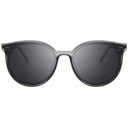Goggle Fashion Cat Eye Polarized Sunglasses for Men and Women Vintage Designer UV Protection Sun Glasses - CK18TE5K28R $13.88
