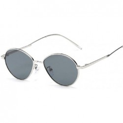 Goggle Sunglasses Retro Small Frame Sunglasses Metallic Ocean Piece Sunglasses Male And Female Sunshade - C218TLNNRT8 $18.12