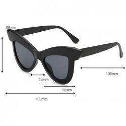 Cat Eye Women sunglasses polarized uv protection cat eyes small face retro vintage - D - CT18SAZC96W $7.50