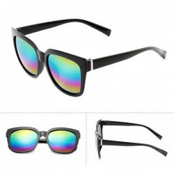 Rimless Classic style Sunglasses for Men or Women Plate Resin UV 400 Protection Sunglasses - Colorful - C818SAR8A3H $17.56