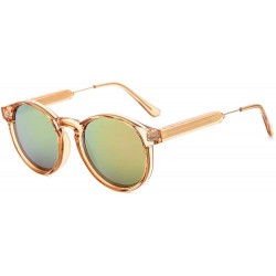 Rectangular Blenders Sunglasses Polarized Sunglasses Blenders Eyewear Sunglasses Women JH9004 - Transparent Gold - CN189U8KCG...