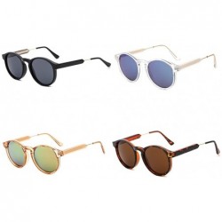 Rectangular Blenders Sunglasses Polarized Sunglasses Blenders Eyewear Sunglasses Women JH9004 - Transparent Gold - CN189U8KCG...