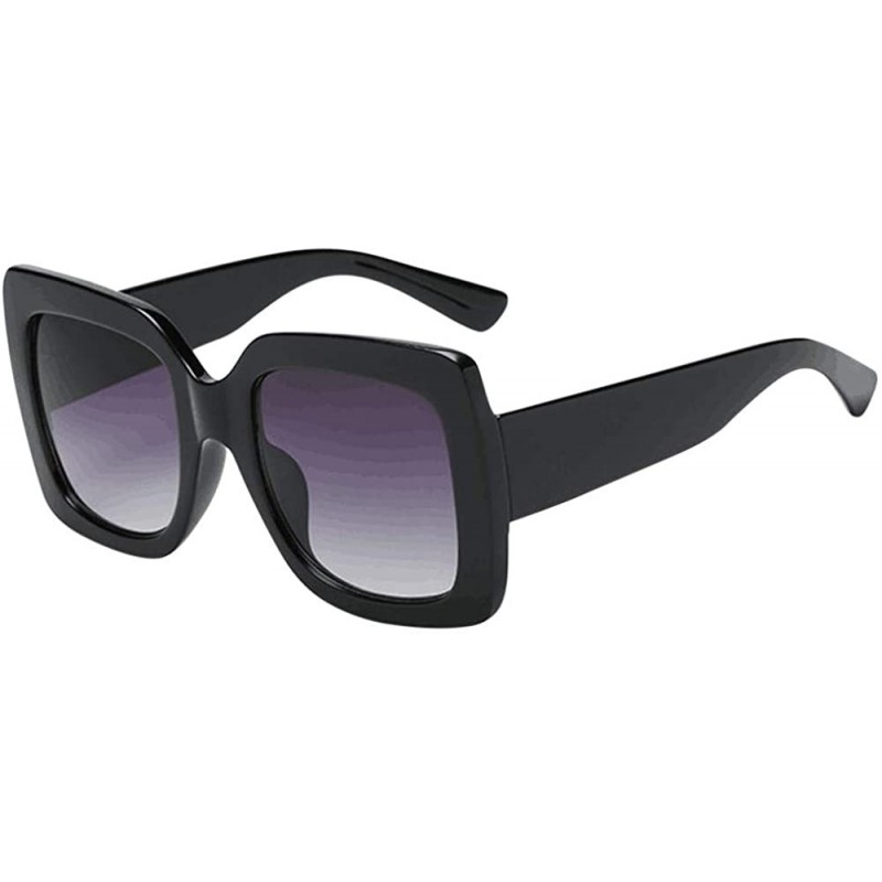 Oversized Polarized Sunglasses Protection Female Fashionwear - A - CP18YSK7A2L $7.45