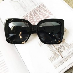 Oversized Polarized Sunglasses Protection Female Fashionwear - A - CP18YSK7A2L $7.45