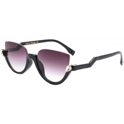 Rimless Women Heart Shape Rimless Sunglasses UV400 Protection Aviator Sunglasses - Stylie 1 - CR18XQKHNSH $26.92