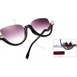 Rimless Women Heart Shape Rimless Sunglasses UV400 Protection Aviator Sunglasses - Stylie 1 - CR18XQKHNSH $15.49