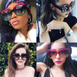 Oversized Polarized Sunglasses Protection Female Fashionwear - A - CP18YSK7A2L $7.45