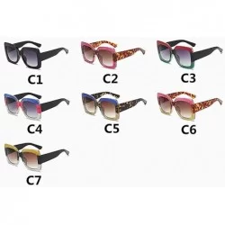 Oversized Polarized Sunglasses Protection Female Fashionwear - A - CP18YSK7A2L $7.45