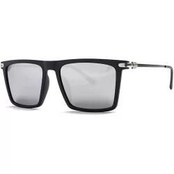 Square TR90 Spectacle Frame TAC1.1 Polarized Sunglasses Business Casual Men's Fashion Sunglasses - C41900XN8SW $32.04