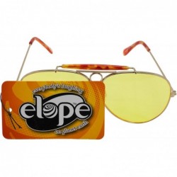 Aviator Yellow Aviator Sunglasses - C9115275U2V $14.83