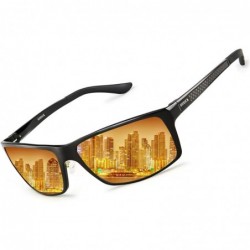 Sport Night Driving Glasses HD Polarized Glasses Men's Fashion Women's Sunglasses Gift - Black-red - CQ18Y4NAMMI $49.06
