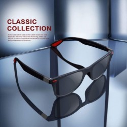 Goggle Classic Polarized Sunglasses Men Women Driving Square Frame Sun Glasses Male Goggle Uv400 Gafas - CV18SCR5EA3 $25.02