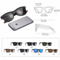 Goggle Classic Polarized Sunglasses Men Women Driving Square Frame Sun Glasses Male Goggle Uv400 Gafas - CV18SCR5EA3 $25.02