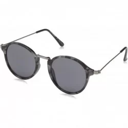 Round Muffins Round Sunglasses - Dark Grey Tort - CR18NCK0EKS $29.67