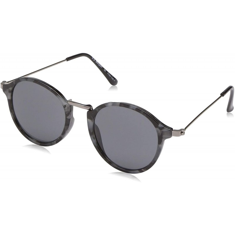 Round Muffins Round Sunglasses - Dark Grey Tort - CR18NCK0EKS $13.49