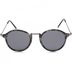 Round Muffins Round Sunglasses - Dark Grey Tort - CR18NCK0EKS $29.67